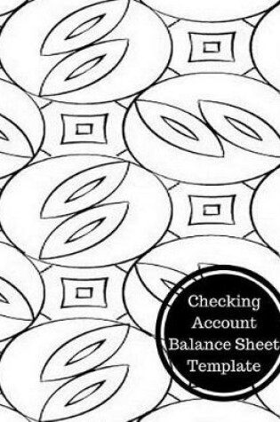 Cover of Checking Account Balance Sheet Template