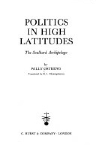 Cover of Politics in High Latitudes