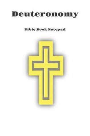 Cover of Bible Book Notepad Deuteronomy