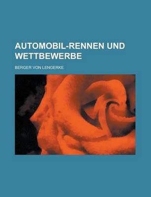 Book cover for Automobil-Rennen Und Wettbewerbe