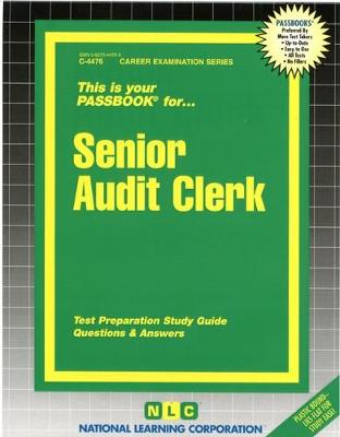 Book cover for Senior Audit Clerk
