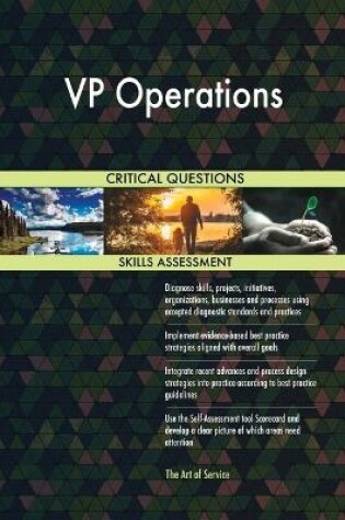 Cover of VP Operations Critical Questions Skills Assessment