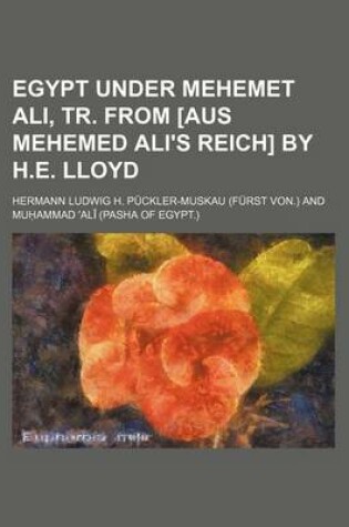 Cover of Egypt Under Mehemet Ali, Tr. from [Aus Mehemed Ali's Reich] by H.E. Lloyd