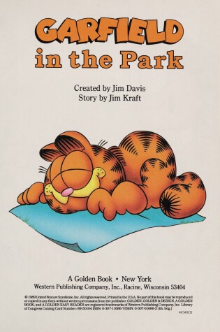 Cover of Garfield in the Park