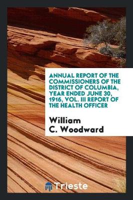Cover of Report of the Government of the District of Columbia