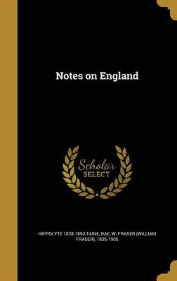 Book cover for Notes on England