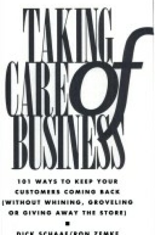 Cover of Taking Care of Business