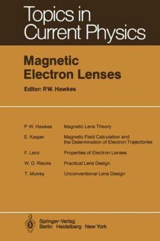 Cover of Magnetic Electron Lenses