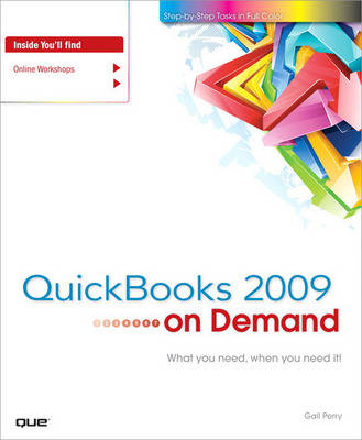 Book cover for QuickBooks 2009 on Demand