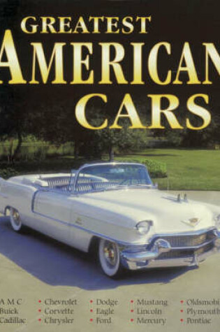 Cover of Greatest American Cars