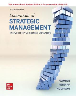 Book cover for ISE Essentials of Strategic Management: The Quest for Competitive Advantage