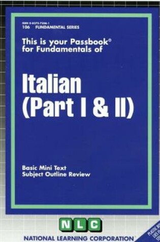 Cover of ITALIAN (Part I and II)