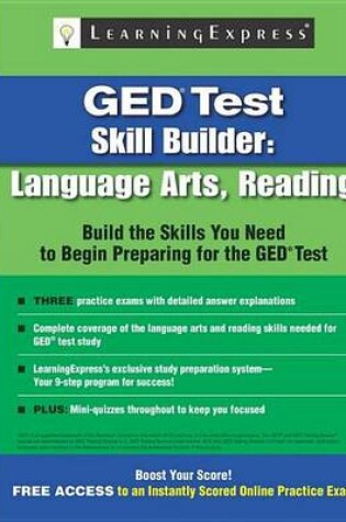 Cover of GED Test Skill Builder: Language Arts, Reading