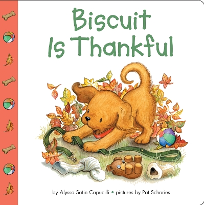 Book cover for Biscuit is Thankful