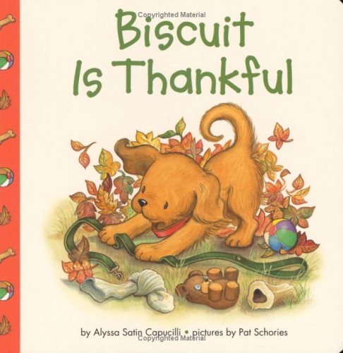Book cover for Biscuit is Thankful