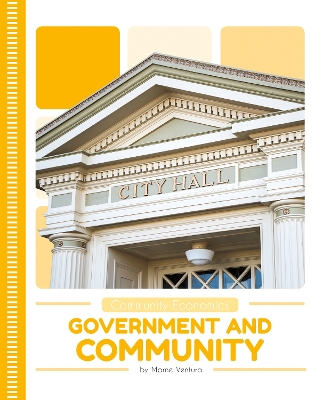 Book cover for Community Economics: Government and Community