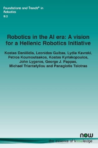 Cover of Robotics in the AI era: A vision for a Hellenic Robotics Initiative