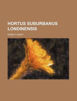 Book cover for Hortus Suburbanus Londinensis