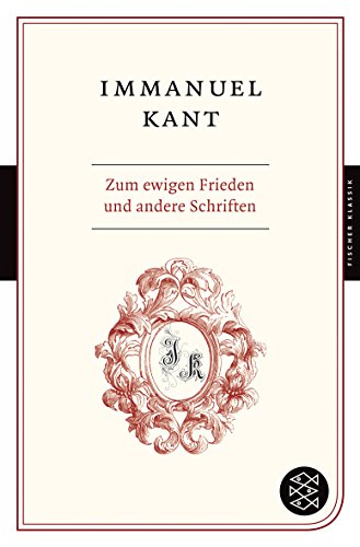 Book cover for Zum ewigen Frieden und andere Schriften