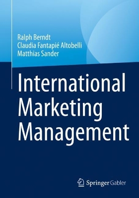 Book cover for International Marketing Management