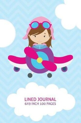 Cover of Pink Airplane Lined Journal