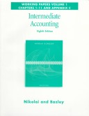 Book cover for Intermed Acctg V 1 Ch 1-11 Wrk