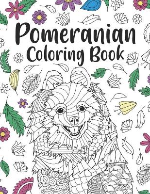 Book cover for Pomeranian Coloring Book