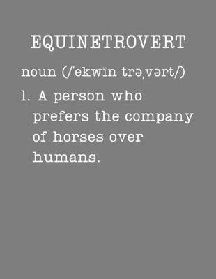 Book cover for Equinetrovert