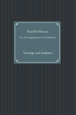 Cover of Aus der Vergangenheit der Niederlausitz