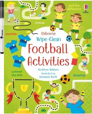 Book cover for Wipe-Clean Football Activities