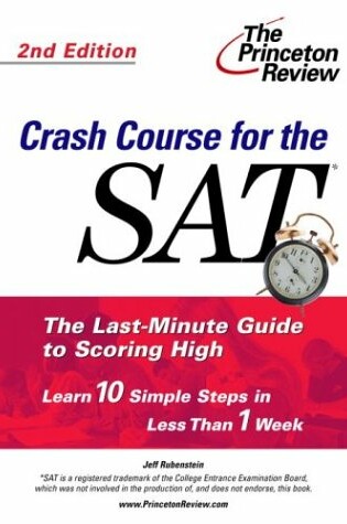 Cover of Crash Course for the SAT, Second Edition