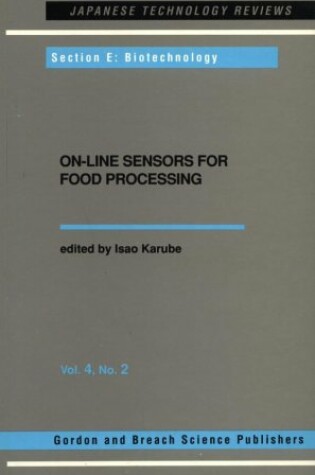 Cover of On-Line Sensors for Food Proce