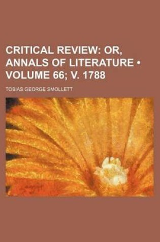 Cover of The Critical Review Volume 66; V. 1788