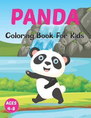 Cover of Panda Coloring Book for Kids