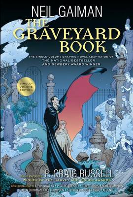 Book cover for The Graveyard Book Graphic Novel Single Volume