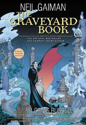 Book cover for The Graveyard Book Graphic Novel Single Volume