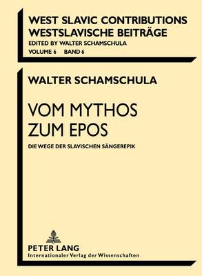 Cover of Vom Mythos Zum Epos