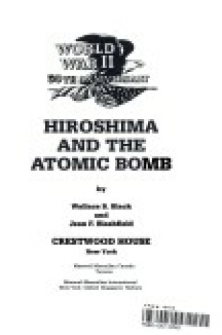 Cover of Hiroshima and the Atomic Bomb