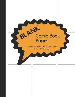 Book cover for Blank Comic Book Pages