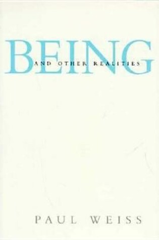 Cover of Being and Other Realities