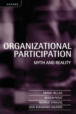 Cover of Organizational Participation