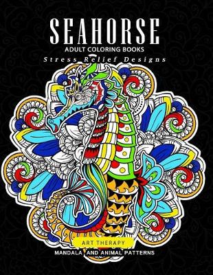 Book cover for Sea horse adult coloring books