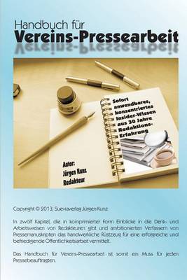 Book cover for Handbuch fur Vereins-Pressearbeit