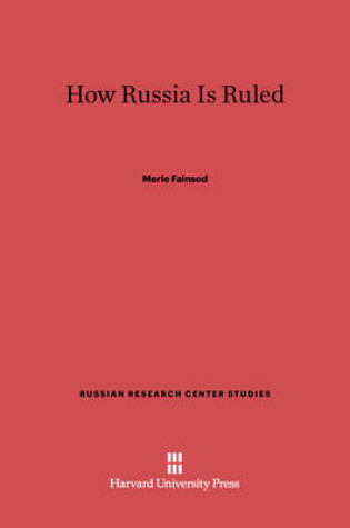 Cover of How Russia Is Ruled