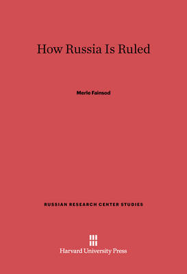 Cover of How Russia Is Ruled