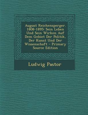 Book cover for August Reichensperger. 1808-1895