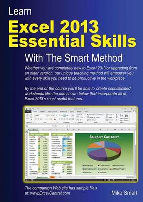 Book cover for Learn Excel 2013 Essential Skills with The Smart Method