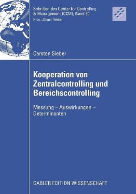 Cover of Kooperation von Zentralcontrolling und Bereichscontrolling