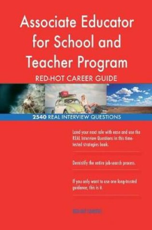 Cover of Associate Educator for School and Teacher Program RED-HOT Career; 2540 REAL Inte