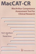 Book cover for MacArthur Competence Assessment Tool for Clinical Research(maccat-Cr)